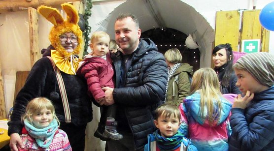 Osterhase war im Bergwerk (Foto: L. Schubert)