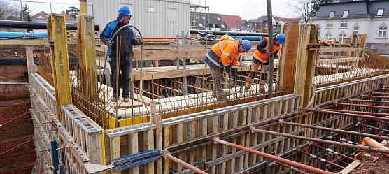 Baustelle Puschkinstra&szlig;e (Foto: Wasserverband Nordhausen (S.Schedwill) )