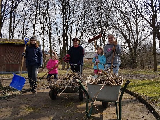 B&uuml;rgerpark aufger&auml;umt (Foto: privat)