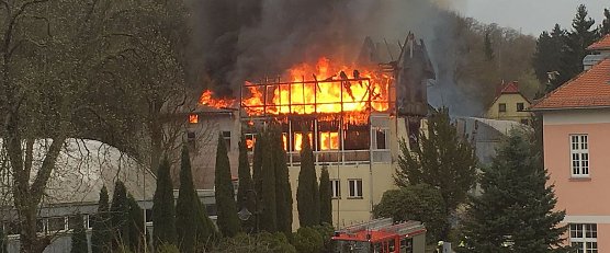 Brand in S&uuml;lzhayn (Foto: privat)