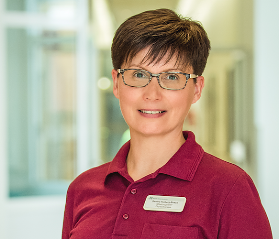  die Leiterin der Physiotherapie der Helios Klinik Bleicherode, Frau Sandra Holberg-Busch (Foto: Helios Klinik Bleicherode)