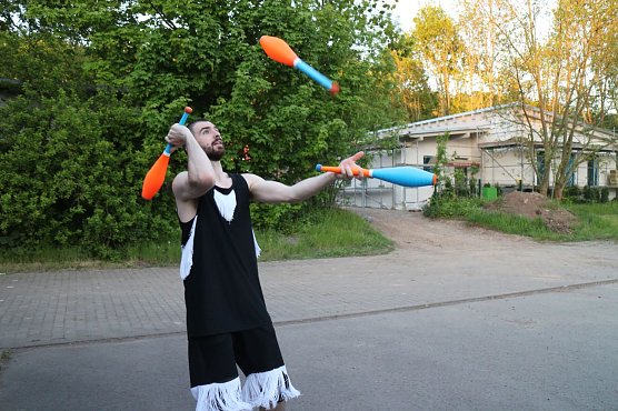 Wes Peden er&ouml;ffnete die Zappelini-Zeltsaison (Foto: Angelo Glashagel)