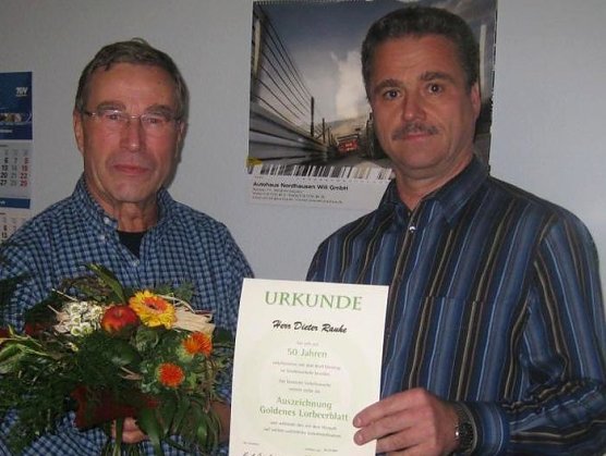 50 Jahre unfallfrei (Foto: BBZ) 50 Jahre unfallfrei (Foto: BBZ)