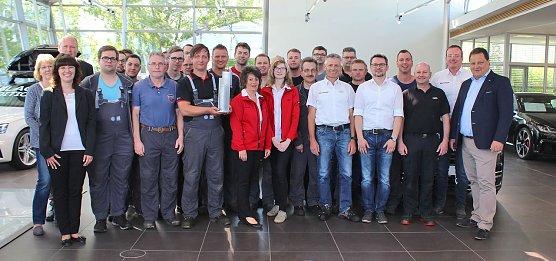 Das Team in Nordhausen (Foto: Albertsmeyer)