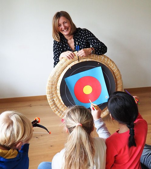 Katrin Eisfeld bietet Ferienwerkst&auml;tten an (Foto: Luisa Schumann)