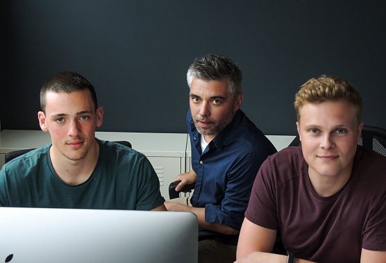 David, A.Hillmann + P.Belz (Foto: PLUSGRAD)