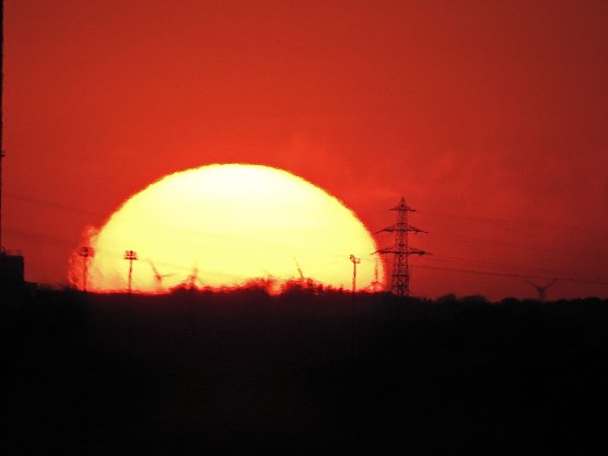 Peter Blei unterwegs in Bitterfeld (Foto: Peter Blei)
