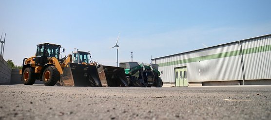 Mehr Platz f&uuml;r Gr&uuml;nabfall - S&uuml;dharzwerke weihen Anlagenerweiterung ein (Foto: Angelo Glashagel)