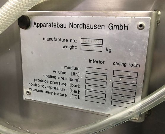 Typenschild an der Bierbrauerei Chinggis Beer in Ulaanbaatar (Foto: NUV)