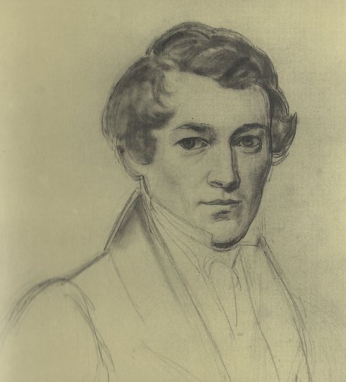 Selbstbildnis des jungen Erns Rietschel, Rietschel Archiv Remscheid  (Foto: Heidelore Kneffel)