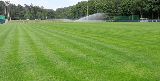 Der neue Trainingsplatz (Foto: Pressestelle Stadt Nordhausen)