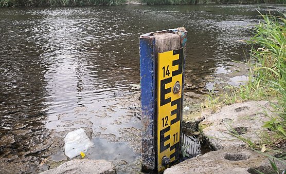 Der Wasserstand der Zorge liegt noch bei 100 Zentimeter PNP (Foto: nnz)