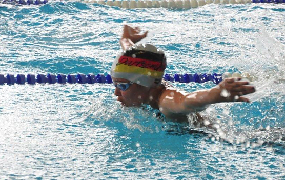 Erst die Generalprobe, dann die K&uuml;r - der Nordh&auml;user Schwimmer-Nachwuchs zeigte starke Leistungen (Foto: Katrin Berndt)
