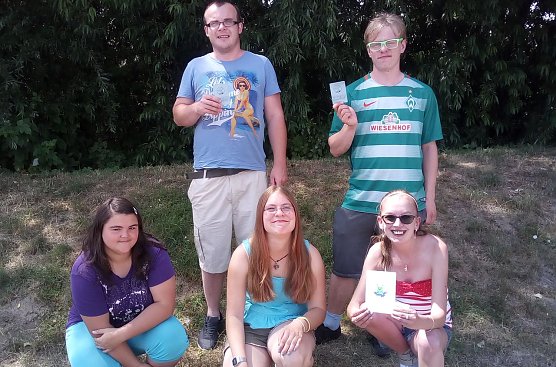 Abk&uuml;hlung mit Abzeichen (Foto: privat)