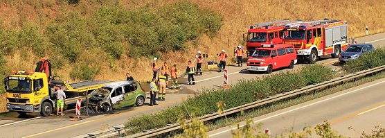 Renault brannte aus (Foto: S. Dietzel)
