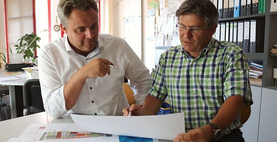 Reute und Vogt (Foto: J. Piper)