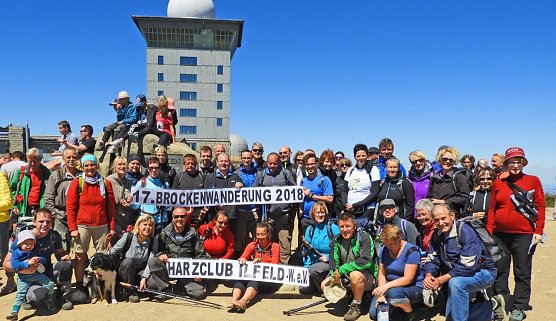 Angekommen auf dem Brocken (Foto: Herbert Buchholz)