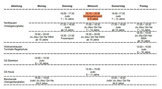 Trainingsplan (Foto: privat)