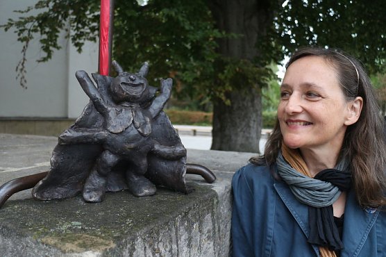 Marion Rodenwald und ihr "Dramaticus" (Foto: Angelo Glashagel)