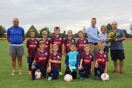 Neue Trikots f&uuml;r die E1 (Foto: Enrico Hoffmann, WSV 77 Windehausen)