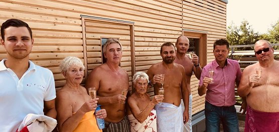 Schwitzhaus" er&ouml;ffnet (Foto: Badehaus Nordhausen)
