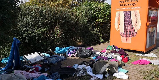 Schon wieder Vandalismus an der Bleiche (Foto: nnz)