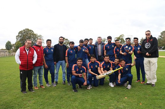 Nordhausens erste Cricket-Mannschaft (Foto: Angelo Glashagel)