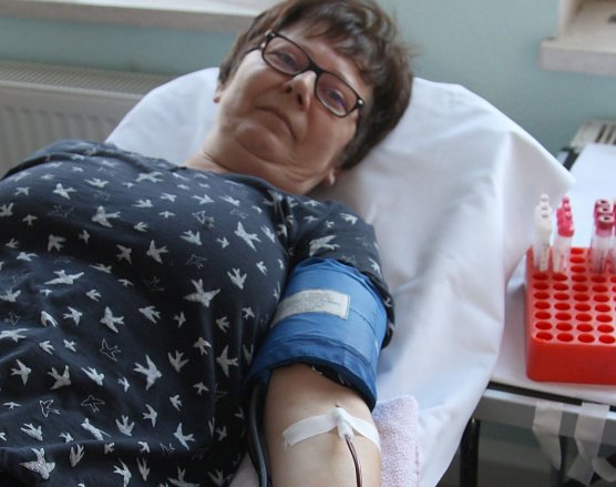 Blutspenden f&uuml;r Lara (Foto: privat)