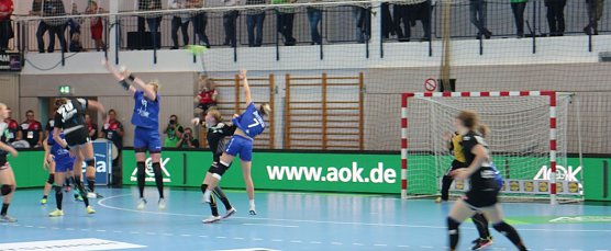 Deutschland gegen Russland, Handball-Frauen L&auml;nderspiel (Foto: Angelo Glashagel)