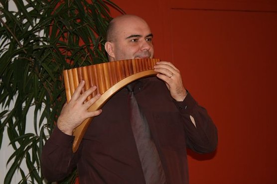 Gottesdienst mit Panflöte (Foto: D. Praetorius) Gottesdienst mit Panflöte (Foto: D. Praetorius)