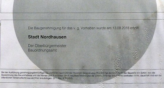 Baustellenschild (Foto: nnz)