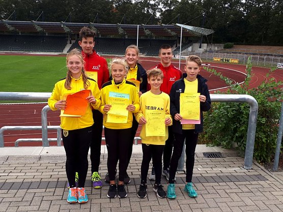 Am vorletzten Wochenende im September machten sich sieben Nordh&auml;user Leichtathleten, unter der Leitung ihres Wurftrainers Jons Anhalt vom HSG Nordhausen, auf den Weg nach G&ouml;ttingen in das Jahnstadion (Foto: LV Altstadt98 e.V. Nordhausen)