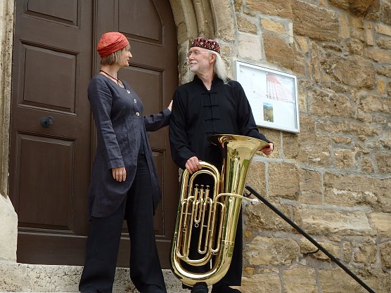 Am Samstag, den 20. Oktober um 20 Uhr treten im Kunsthaus Meyenburg Nordhausen SILKE GONSKA & FRIEDER W. BERGNER mit ihrem Programm SCHWARZER WALZER - Lieder nach Ingeborg Bachmann auf (Foto: Jazzclub Nordhausen)