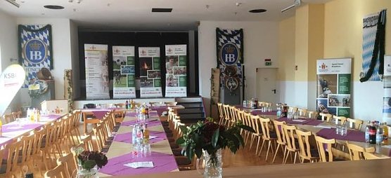 Blick in den noch leeren Tagungsraum (Foto: KSB Nordhausen)