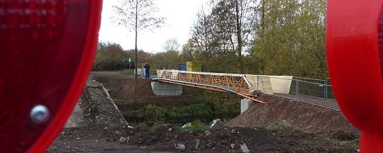Es bewegt sich was an der Br&uuml;cke bei Bielen (Foto: nnz)