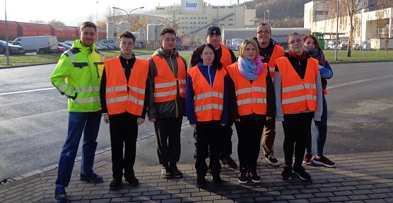 Besuch bei Knauf in Rottleberode (Foto: privat)