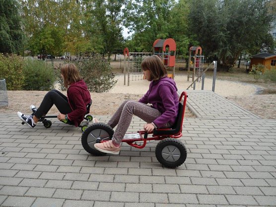 Die "Funracer" im Kindertreff "KatzMaus" werden gerne und ausgiebig genutzt (Foto: Sabine Jacobi)