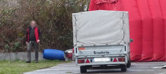 Blick in Richtung Tatort (Foto: nnz)