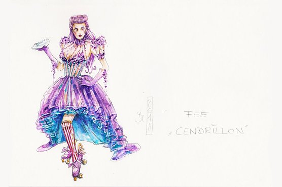 Kostümentwurf Fee (Foto: Andreas Becker) Kostümentwurf Fee (Foto: Andreas Becker)