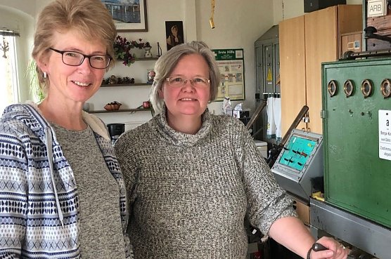 von links: Katrin Ruth und Heide Stolze (Foto: Arbeitsagentur)