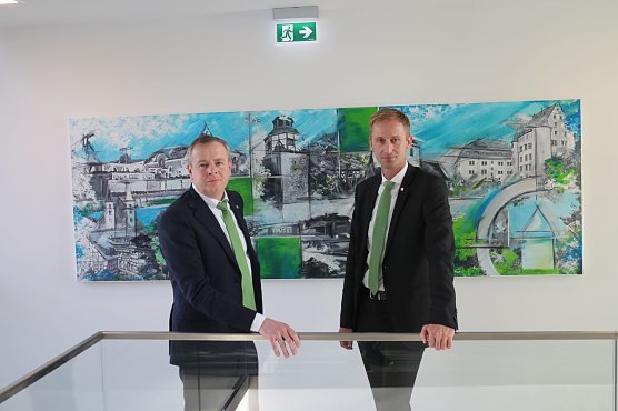 v.l.: die WBG-Vorstände Steffen Loup und Sven Dörmann (Foto: Angelo Glashagel) v.l.: die WBG-Vorstände Steffen Loup und Sven Dörmann (Foto: Angelo Glashagel)