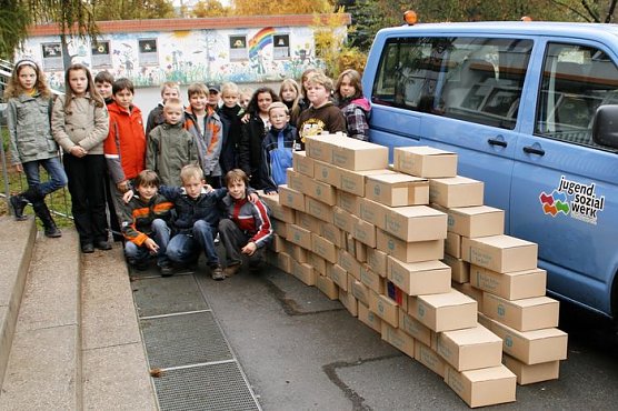 Pakete sind angekommen (Foto: privat) Pakete sind angekommen (Foto: privat)