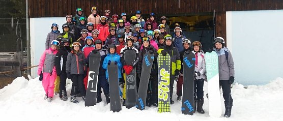 Herder-Gymnasiasten absolvieren Wintersportlager (Foto: privat)