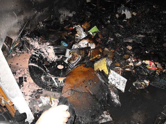 Brand in Sollstedt (Foto: privat) Brand in Sollstedt (Foto: privat)