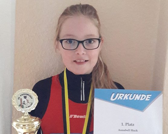 In sehr guter Verfassung zeigte sich die elfj&auml;hrige Annabell Huck, (Foto: Marco Bachmann)