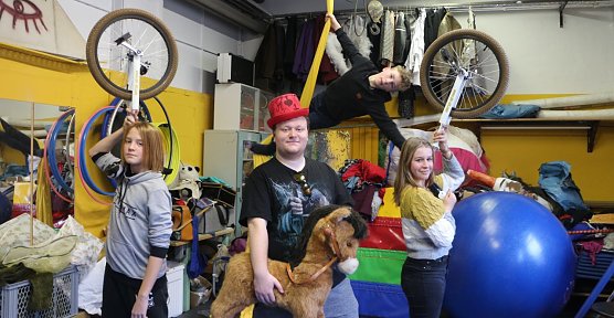 Zappelini-Veteranen von links: Calvin, Johannes, Tony und Lotta (Foto: Angelo Glashagel)