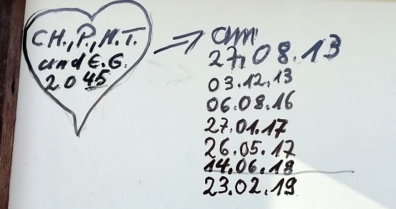 Beschmiert (Foto: W. J&ouml;rgens)