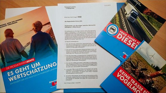 Info-Mappe AfD (Foto: nnz) Info-Mappe AfD (Foto: nnz)