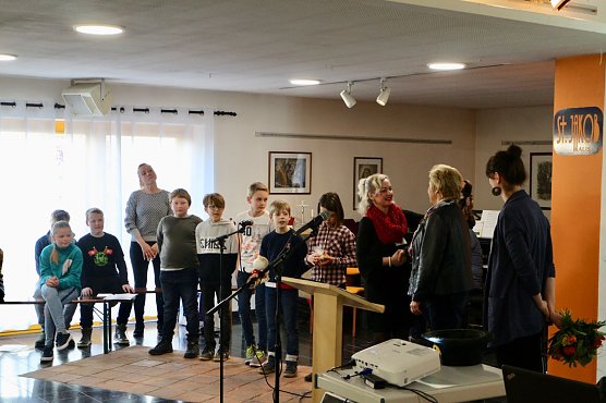 Die "Klasse 2000" der evangelischen Grundschule (Foto: Angelo Glashagel) Die "Klasse 2000" der evangelischen Grundschule (Foto: Angelo Glashagel)