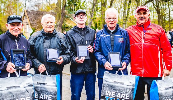 Von links: Horst Friedrich, Klaus Ke&szlig;ler, Martin R&auml;cke, Reiner Berndt, Werner H&uuml;tcher (Foto: Staatliches Schulamt)